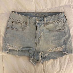 AMERICAN EAGLE SUPER STRETCH JEAN SHORTS